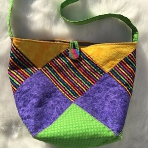 Patchwork Hobo Crossbody Bag Fabric Purse